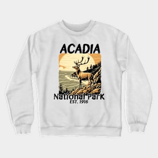 acadia national park est 1916 Crewneck Sweatshirt